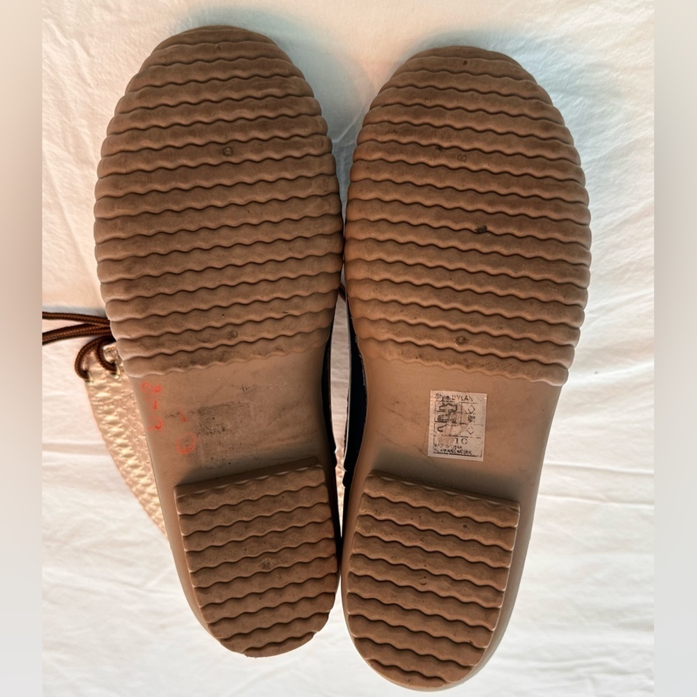 Yoki Duck Boots Navy & Gold Size 10 - Picture 5 of 12
